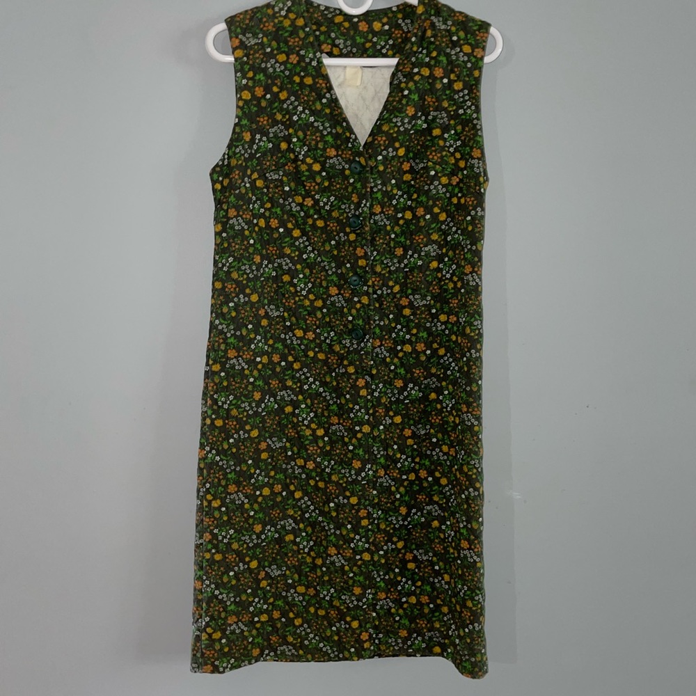Vintage Quilted 1970s house dress